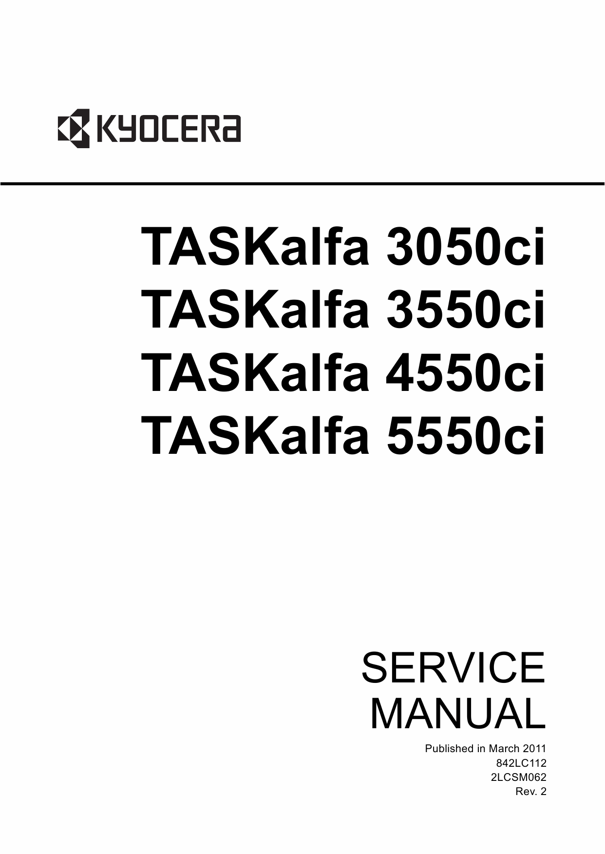 KYOCERA ColorMFP TASKalfa-3050ci 3550ci 4550ci 5550ci Service Manual-1
